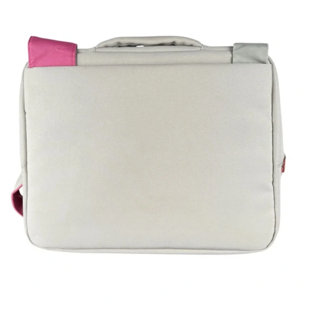 Belkin‎ Laptop Shoulder Bag Messenger Bag Gray Pink Accents Cute Design15